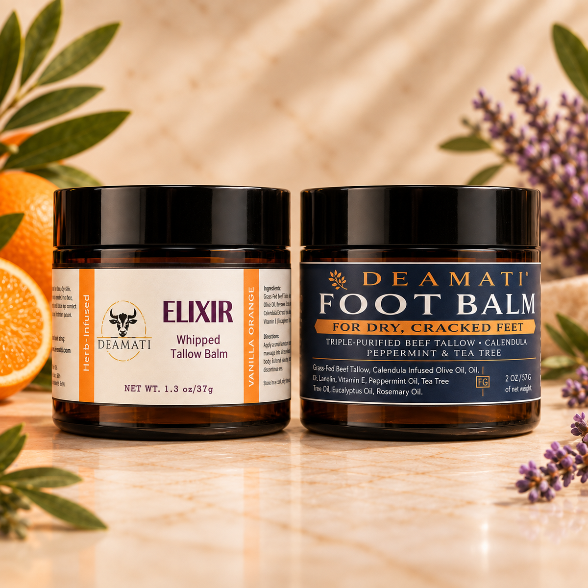 Bundle Deamati, Elixir and Foot Balm