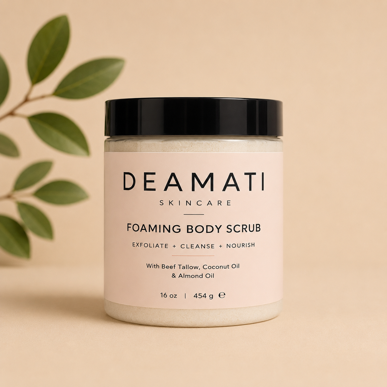 DEAMATI Foaming Body Scrub