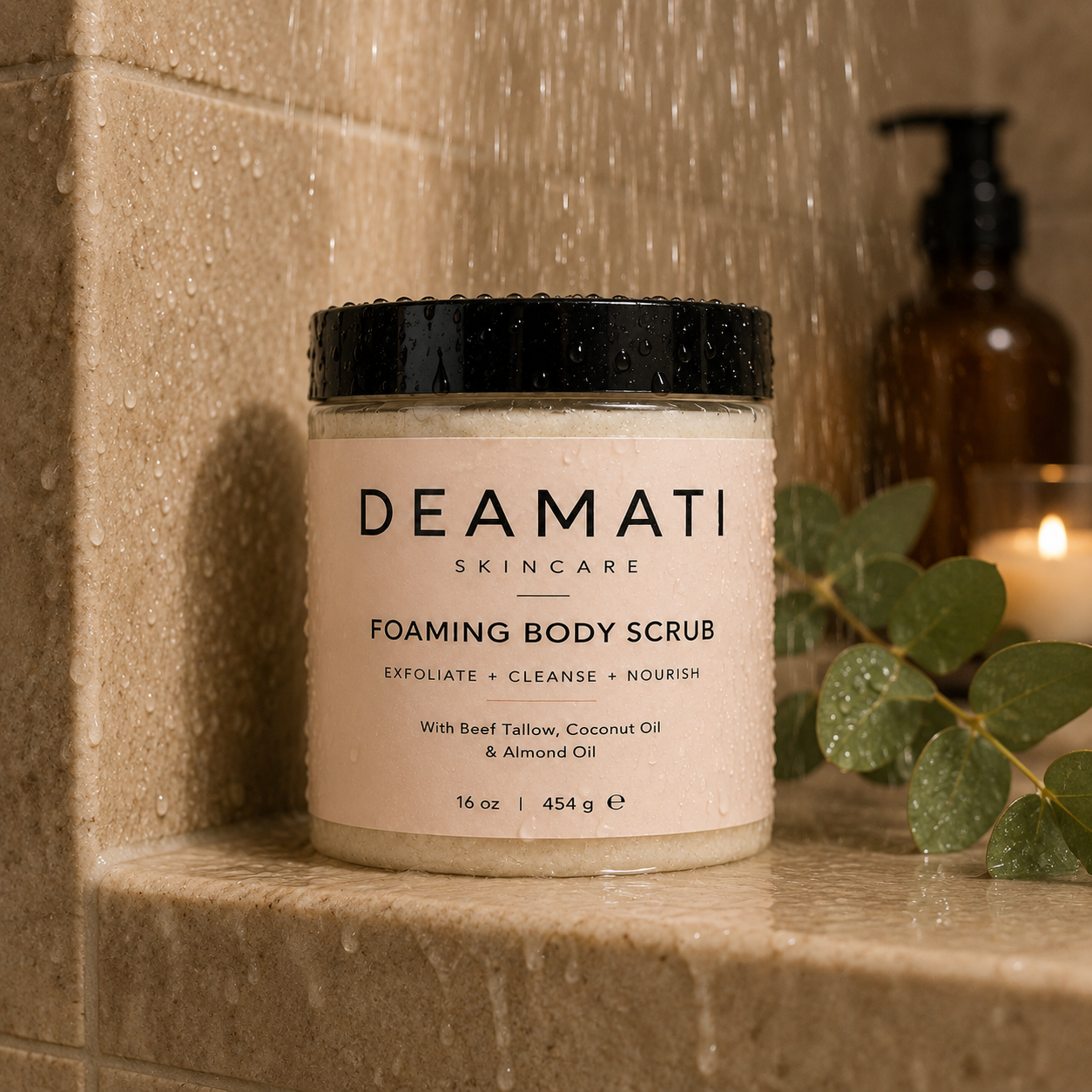 DEAMATI Foaming Body Scrub
