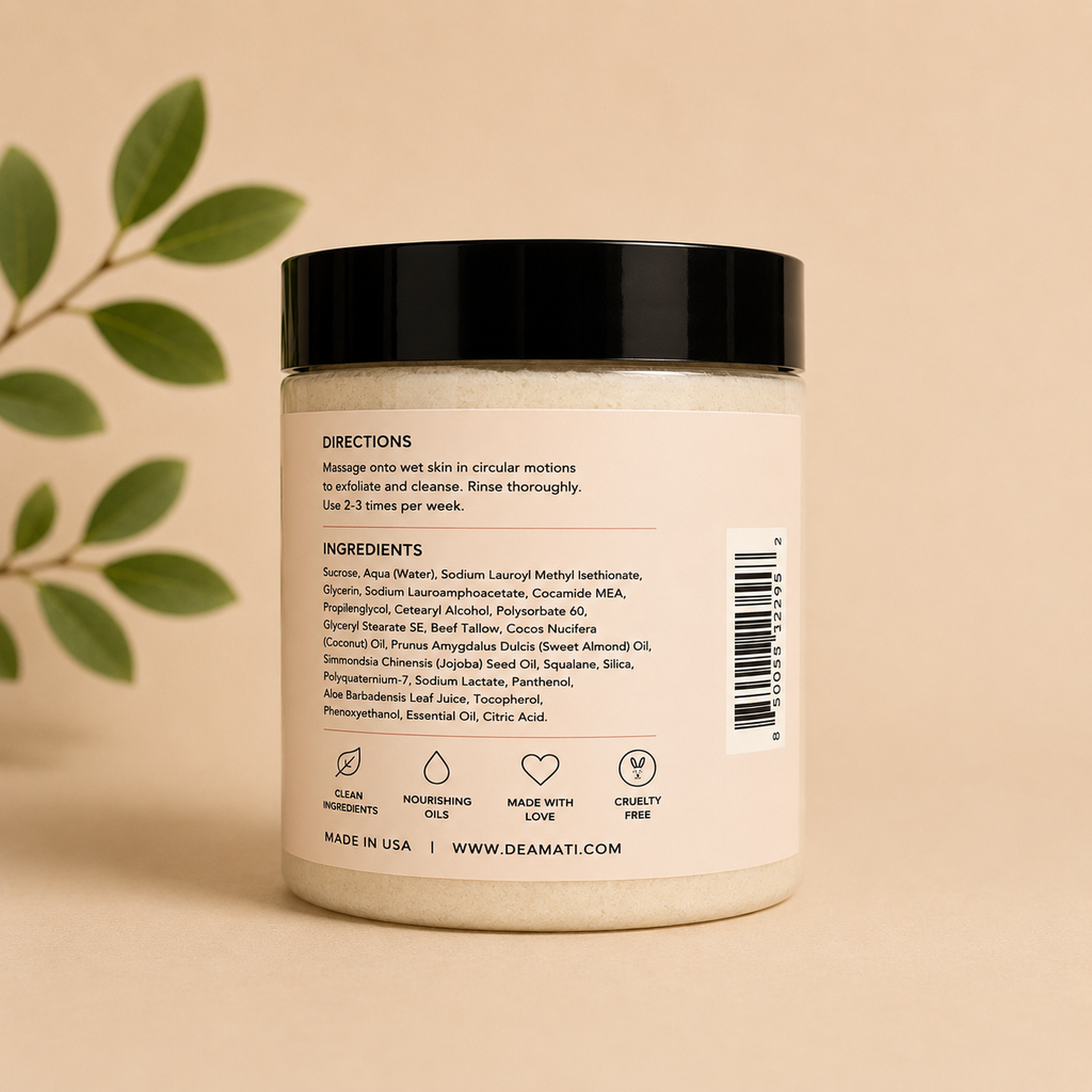 DEAMATI Foaming Body Scrub