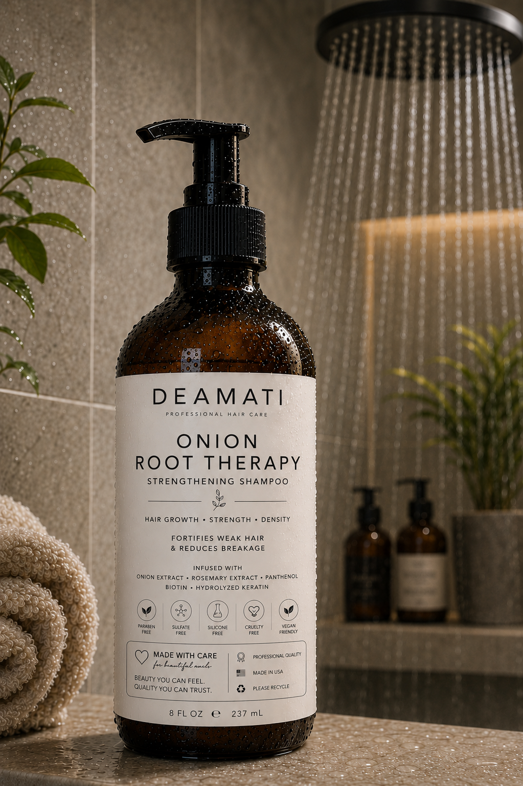 DEAMATI Onion Root Therapy Shampoo